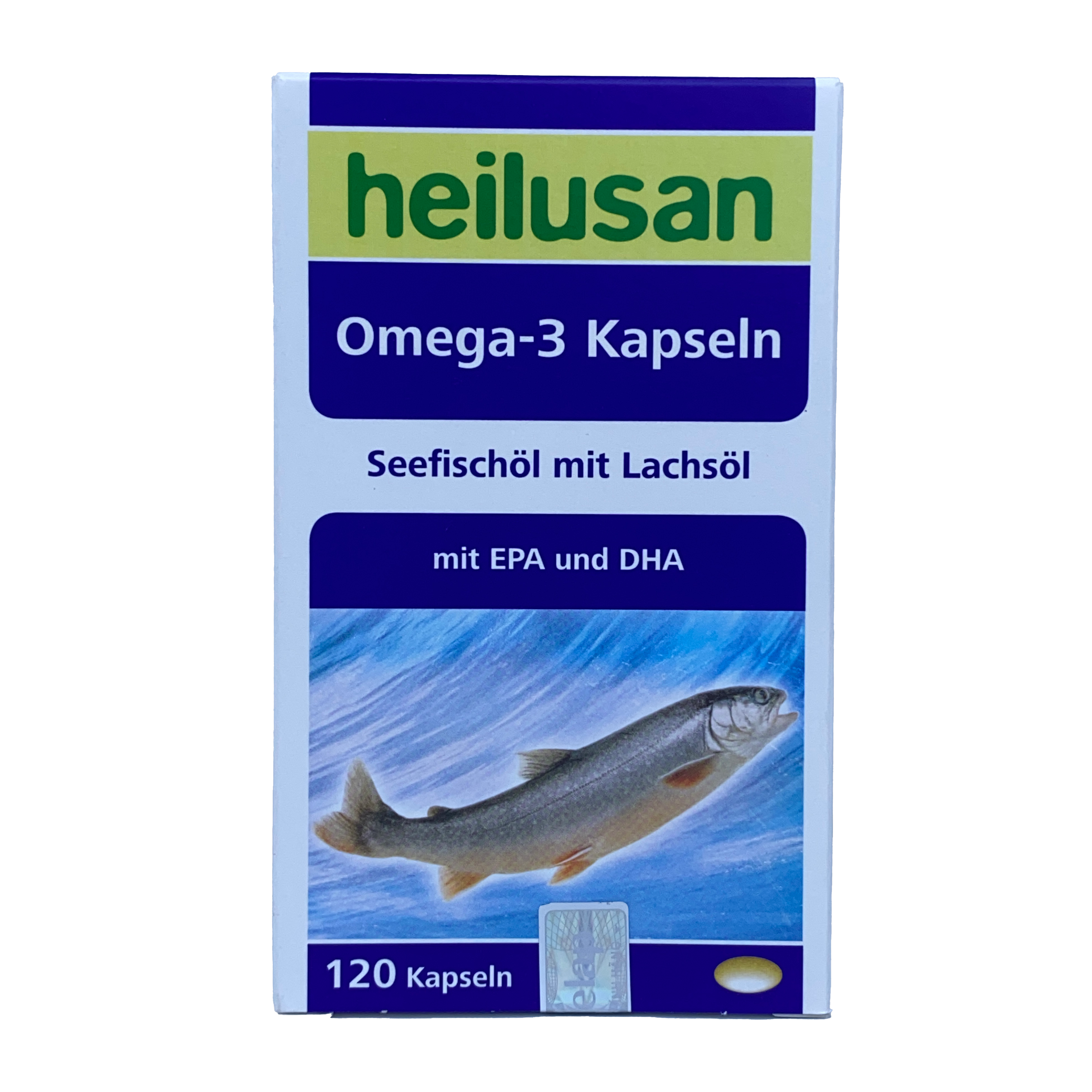 Viên uống Heilusan Omega 3 Kapseln – Hỗ trợ phát triển não bộ, tốt cho mắt, da (120 viên)