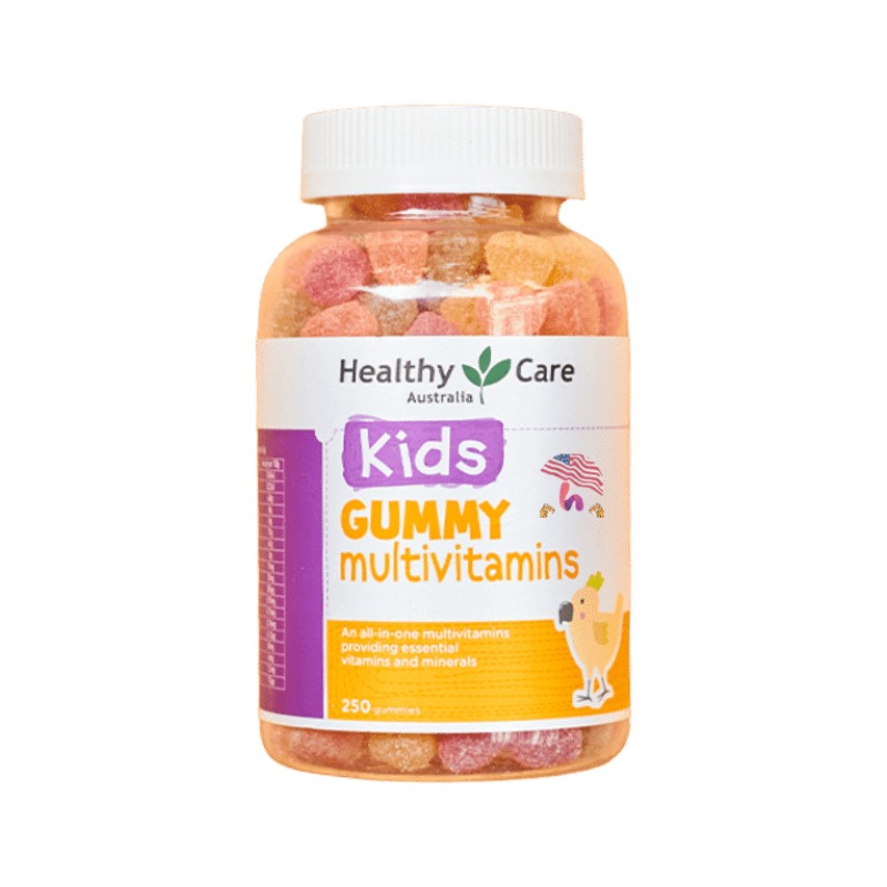 Kẹo dẻo Healthy Care Kids Gummy Multivitamins – Bổ sung vitamin cho bé (Lọ 250 viên)