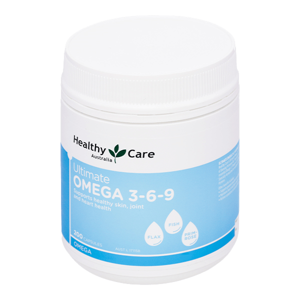 Viên uống Healthy Care Ultimate Omega 3-6-9 – Hỗ trợ tốt cho tim mạch (Lọ 200 viên)