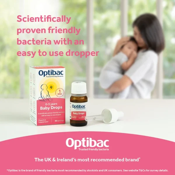 Optidrop Men vi sinh Optibac Baby Drops - Hỗ trợ bổ sung lợi khuẩn, hỗ trợ tiêu ...
