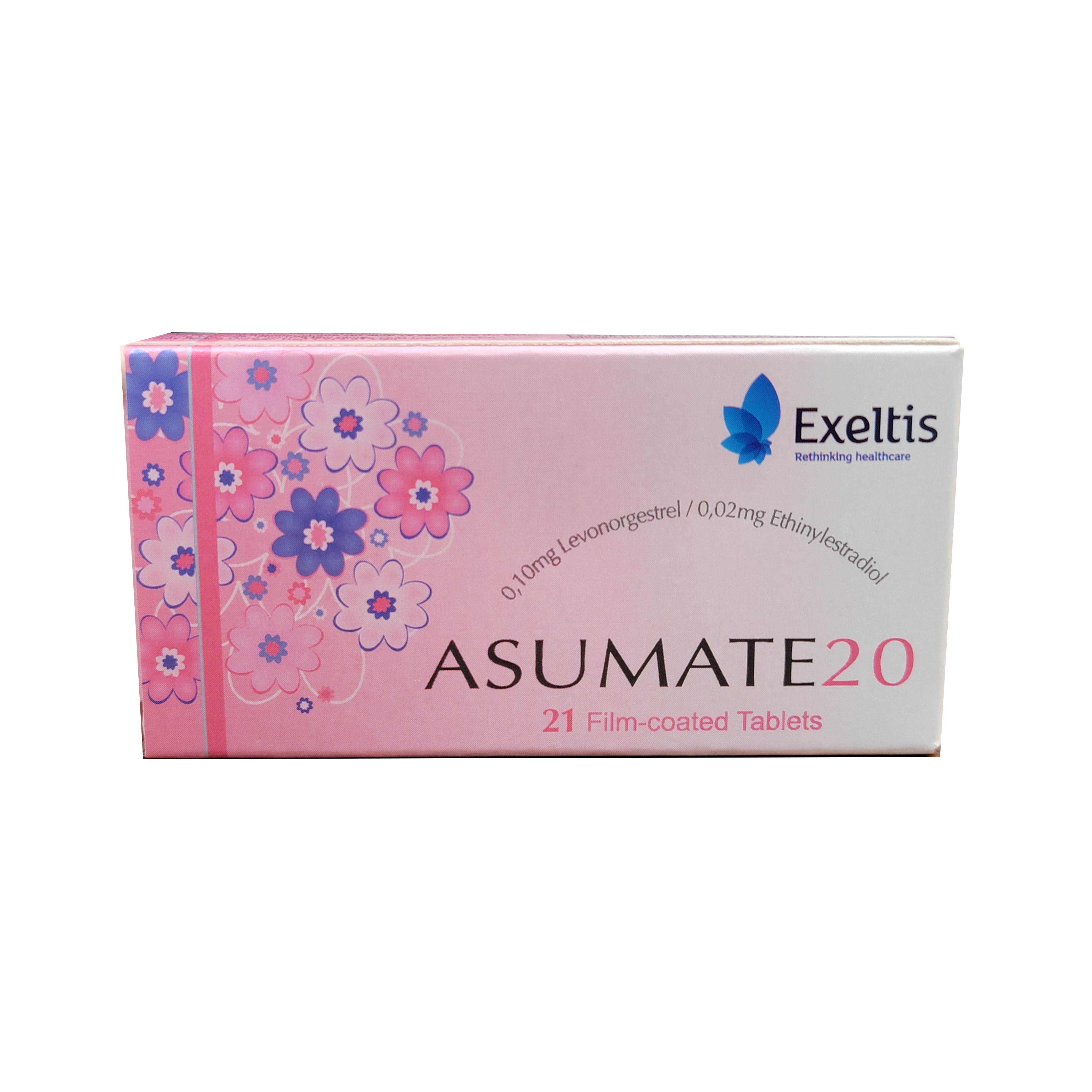 Asumate 20 thuốc tránh thai hằng ngày (21 viên)